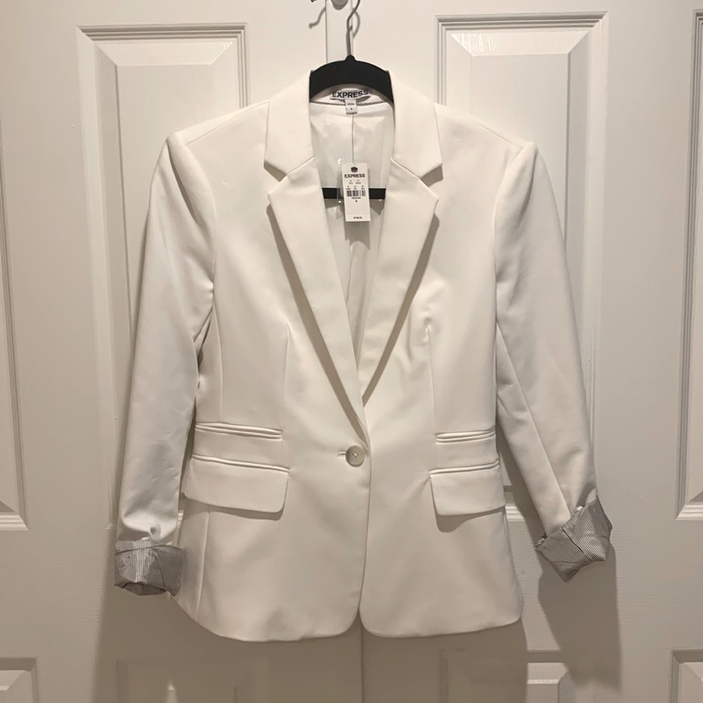 Express White Blazer, Size 4